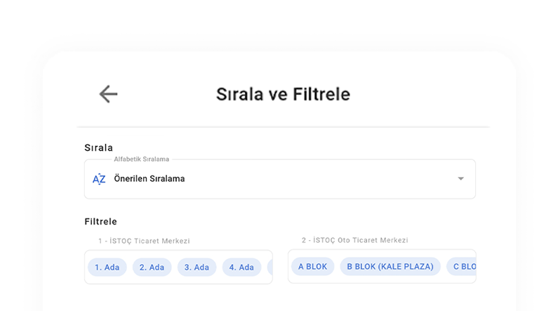 Gelişmiş Filtreleme Sistemi